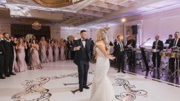 Danc-INN’ the night away on a custom Dance Floor Wrap by Royal Backdrops! 